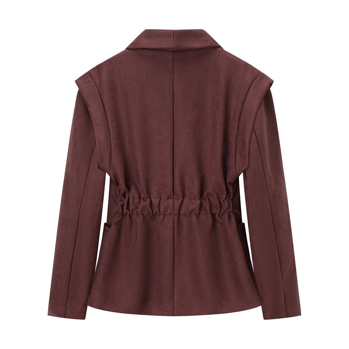 Elegant women’s jacket with a modern style featuring large pockets Lune London