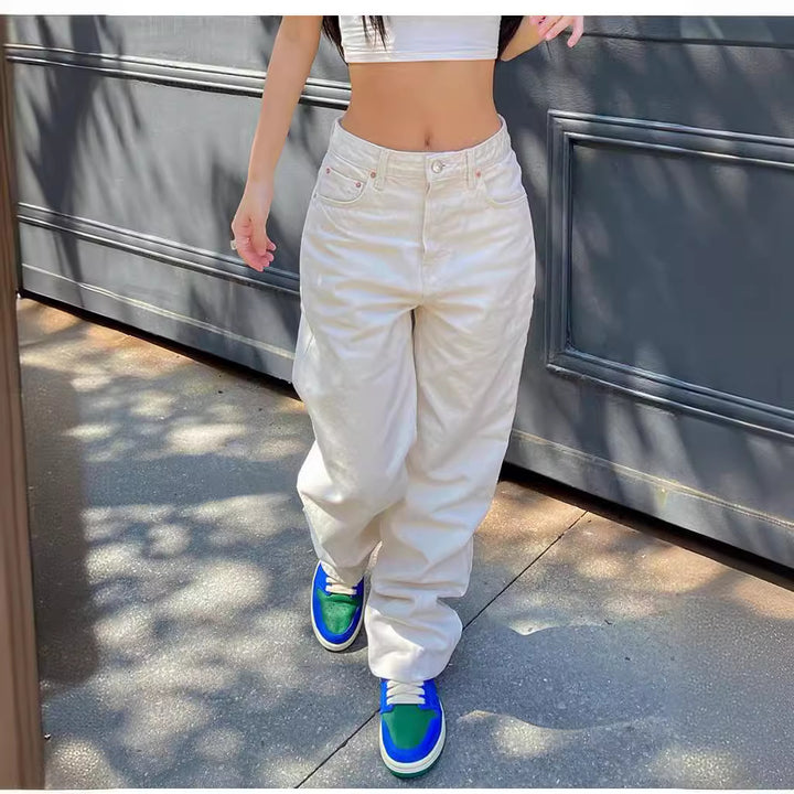 High-waisted wide jeans for women with a modern cut Lune London