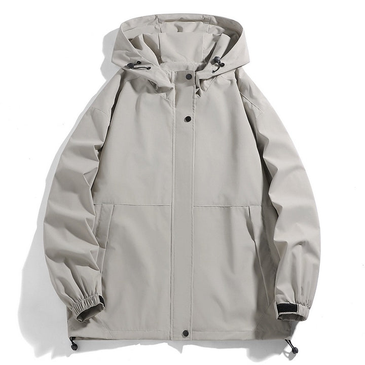 Men's waterproof transition jacket with adjustable hood and practical pockets Lune London