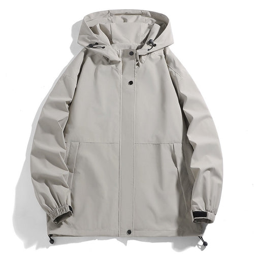 Men's waterproof transition jacket with adjustable hood and practical pockets Lune London