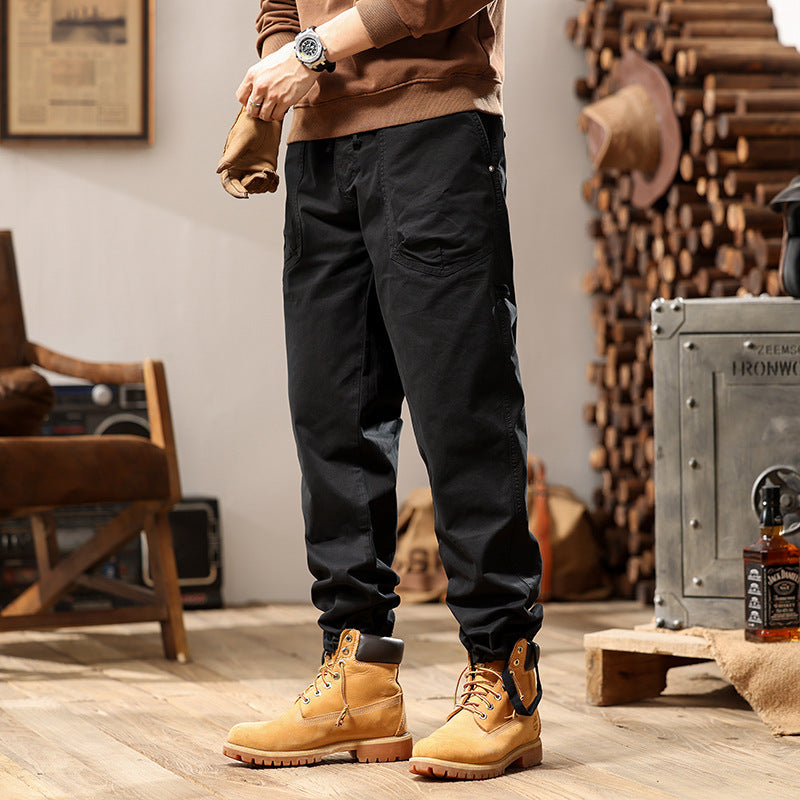 Pantalon cargo multifonctionnel pour hommes Lune London
