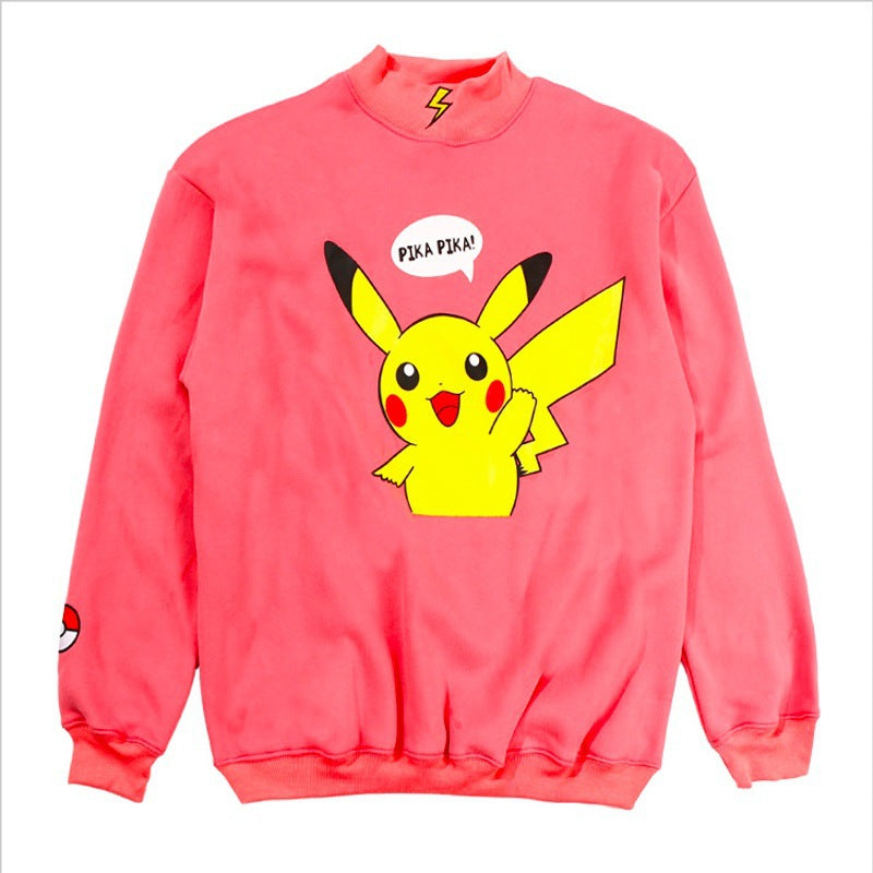 Sweatshirt femme avec motif Pikachu et col haut Chic & Stil
