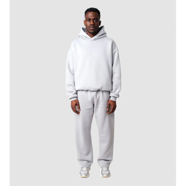 Women's Cozy Sweatshirt and Pants Set with High Collar and Casual Fit Lune London