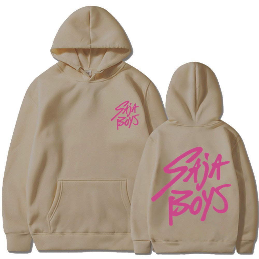 Women's hoodie with distinctive lettering and kangaroo pocket Chic & Stil