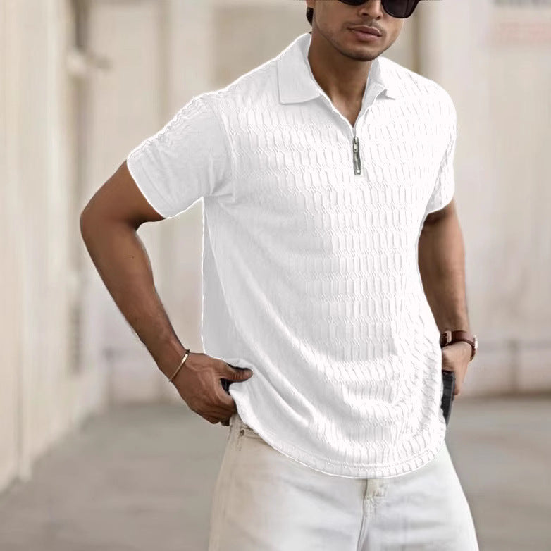 Men's Chic Structured Polo and Style
