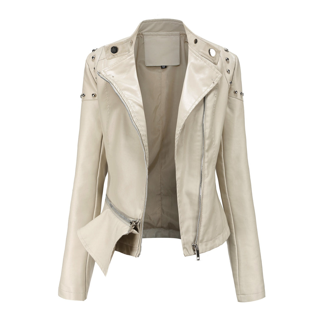 Trendy biker jacket for women with stylish details Lune London