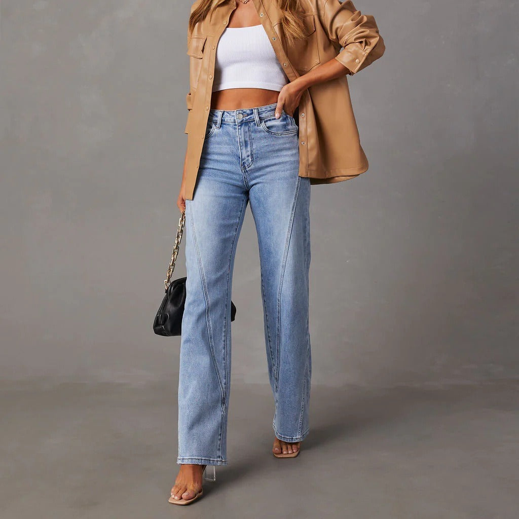 High-waisted flared jeans for women Lune London