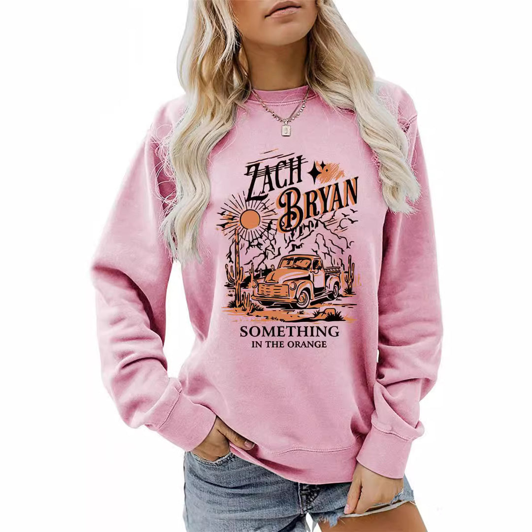 Sweat-shirt femme avec design de camion vintage inspirant Chic & Stil