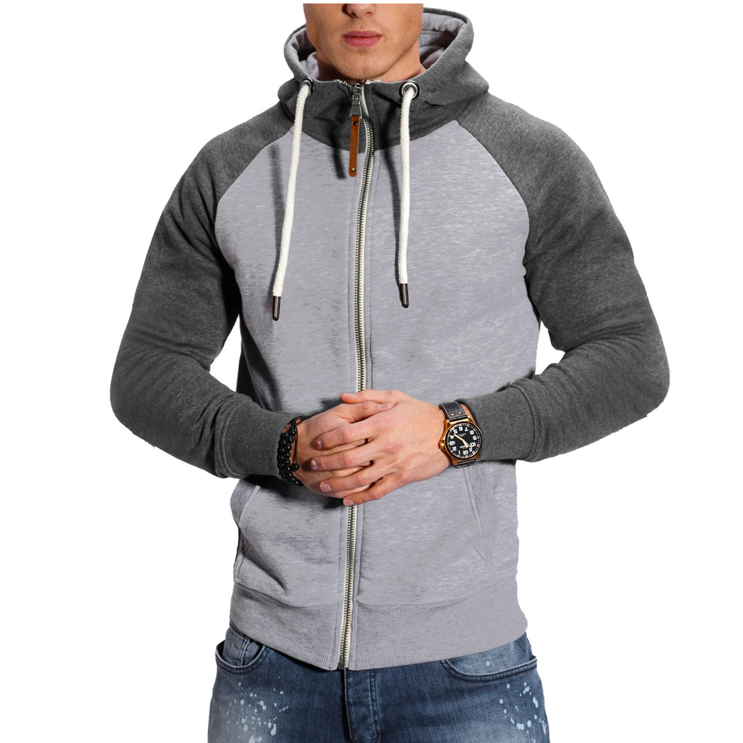 Man refined hoodie with high-quality zipper Lune London