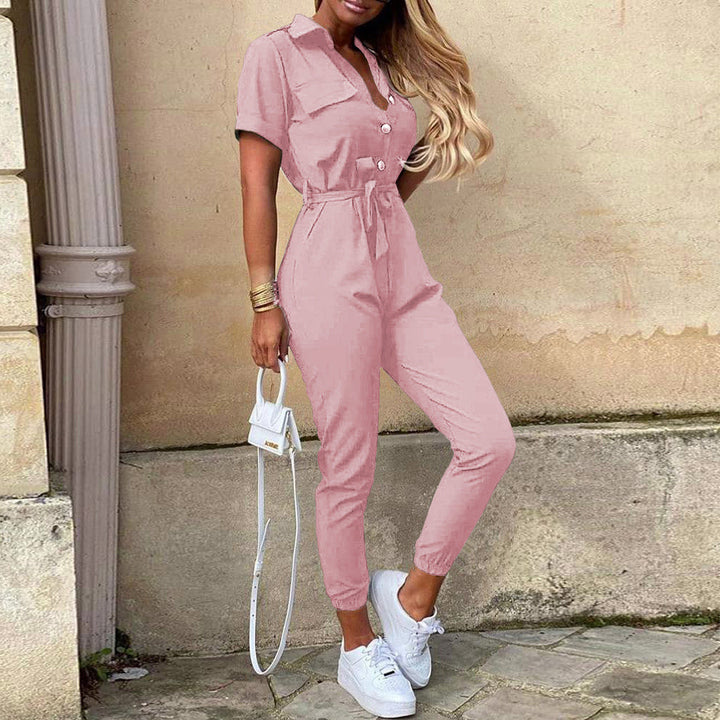 Women's jumpsuit with trendy design, practical pockets, and fitted cut Lune London