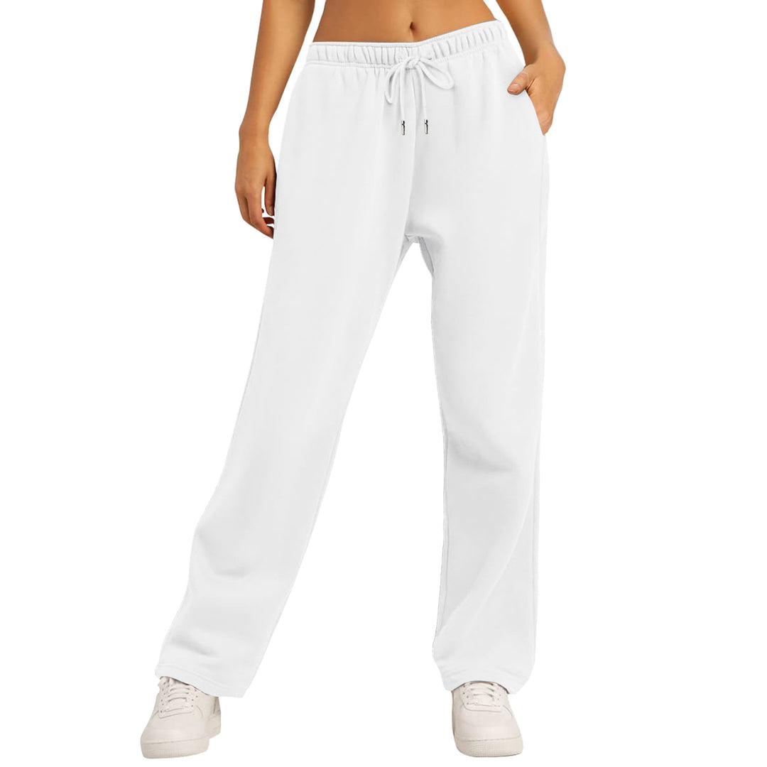 Women's comfortable casual pants with elastic waistband and pockets Chic & Stil