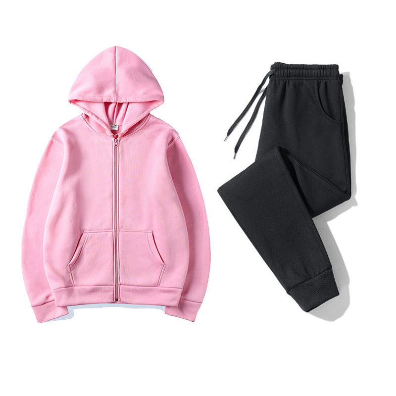 Women's sporty hoodie set with practical zipper and elastic waistband Lune London