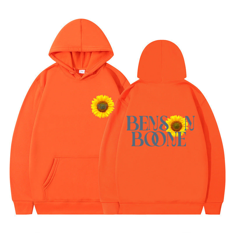 Women's hoodie with unique sunflower design and comfortable fit Lune London