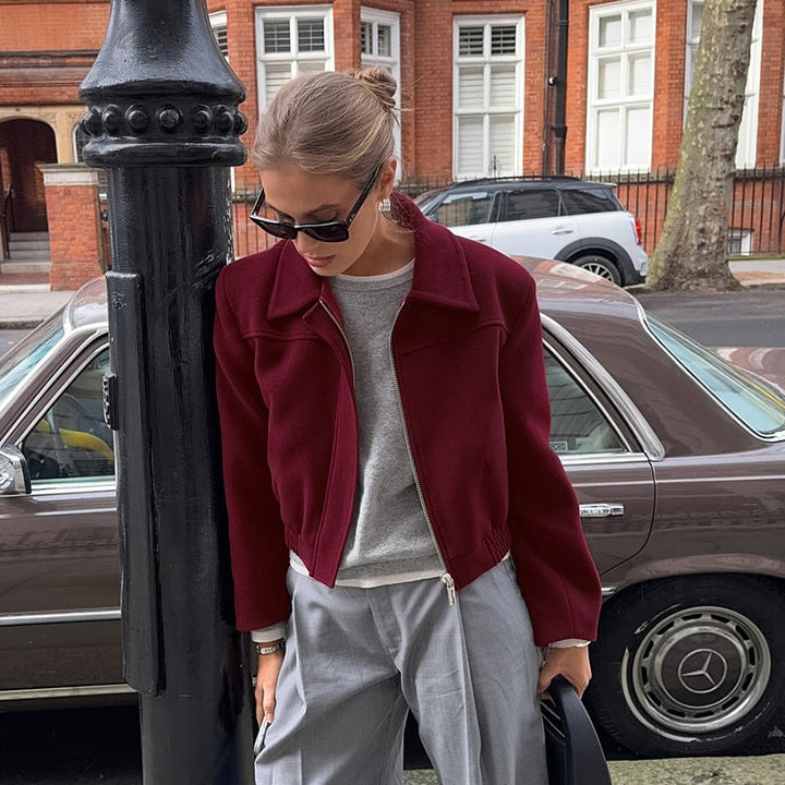 Fashionable short jacket for women with generous sleeves Lune London