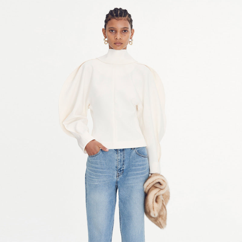 Veste surdimensionnée élégante pour femmes avec col montant et détails modernes Chic & Stil