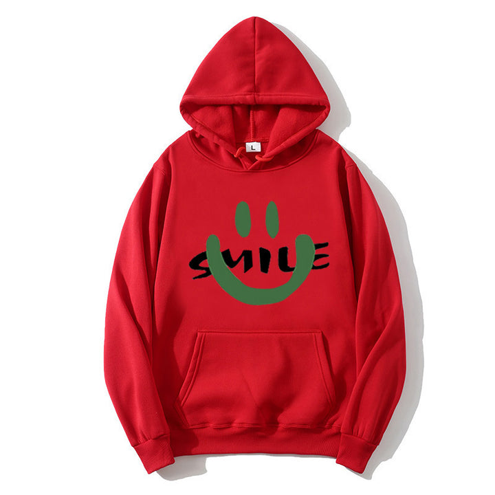 Women's Hoodie with Casual Smile Motif Chic & Stil