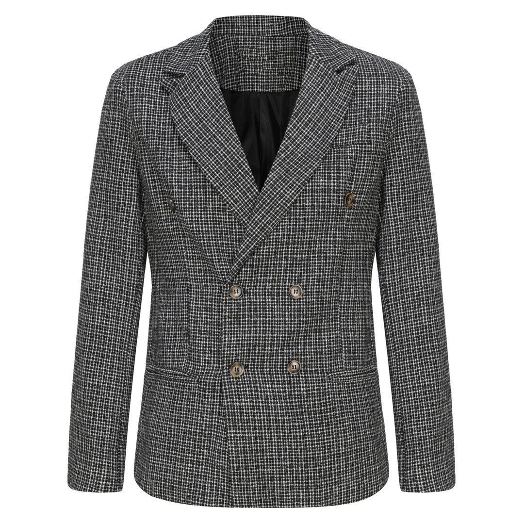 Men's Elegant Checkered Blazer Lune London