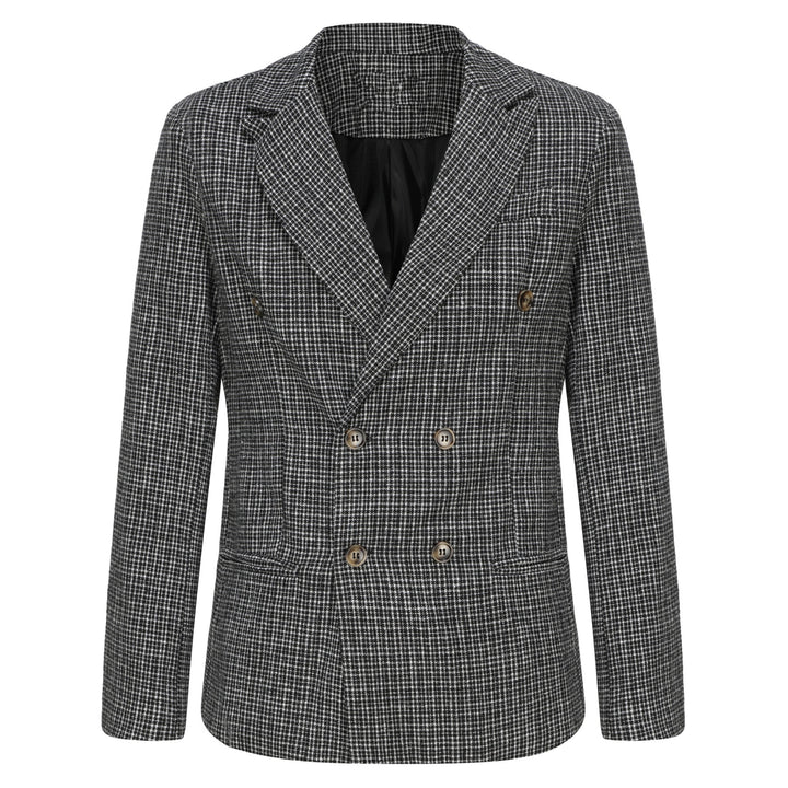 Men's Elegant Checkered Blazer Lune London