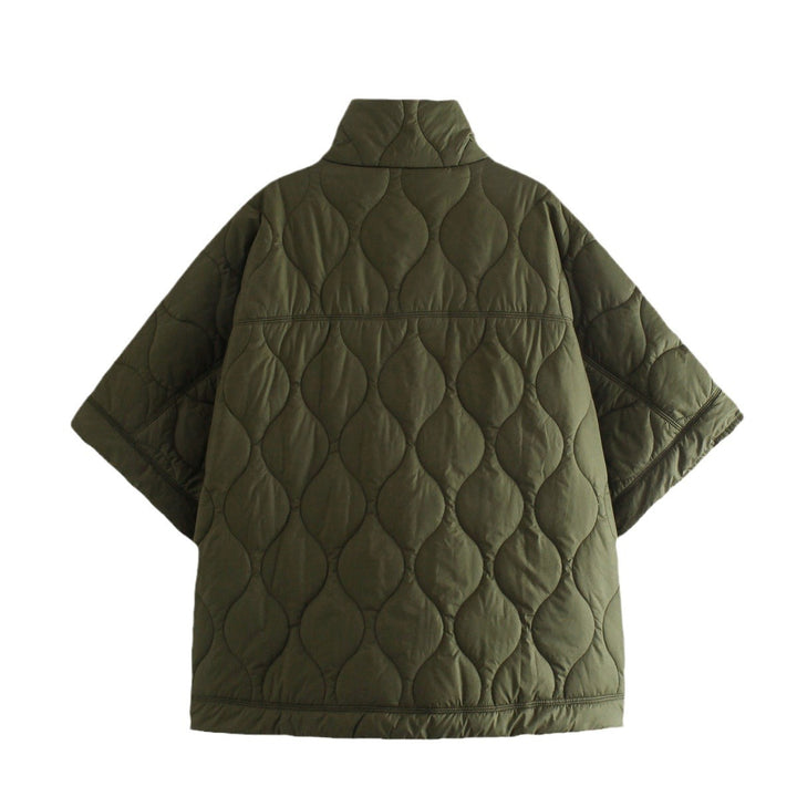 Quilted transition jacket for Damen with a high collar and practical pockets Lune London