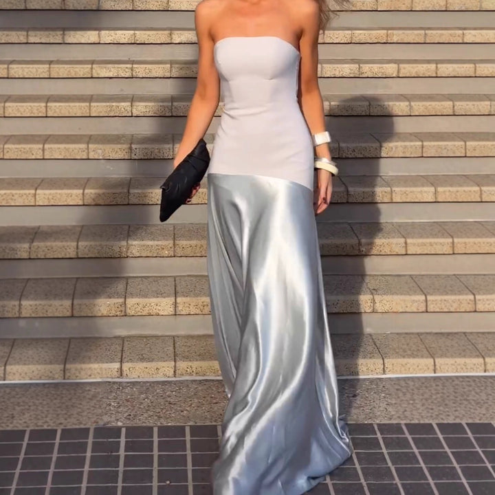 Women's evening dress with elegant fit and shimmering skirt Lune London