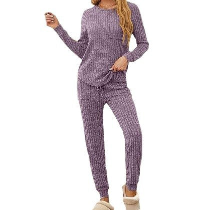 Femme confortable ensemble en tricot Lune London