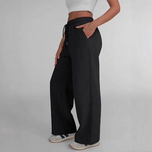 Loose leisure pants for women with elastic waist Lune London
