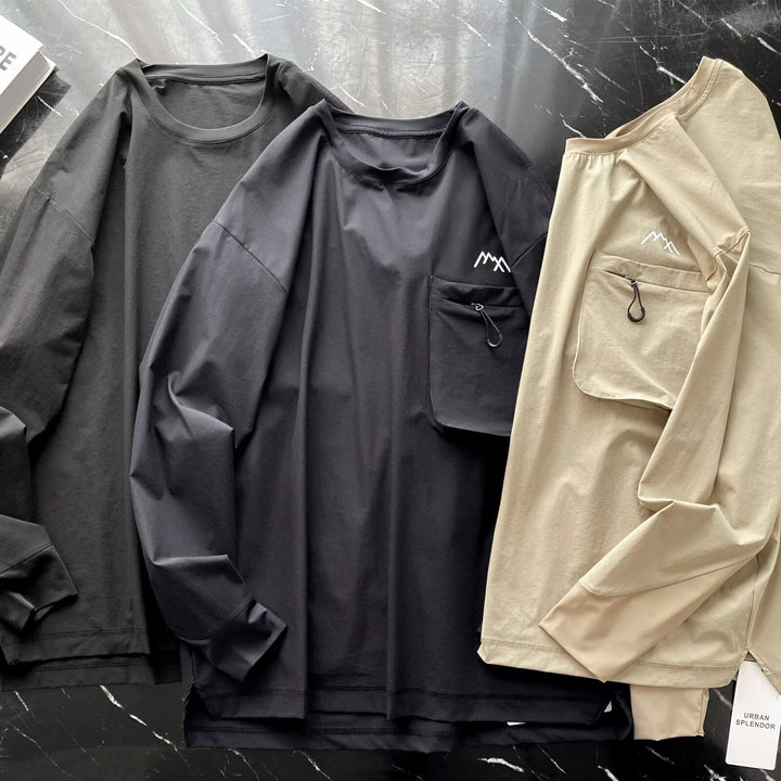 Chemise à manches longues pour femmes avec poche poitrine fonctionnelle Chic & Stil