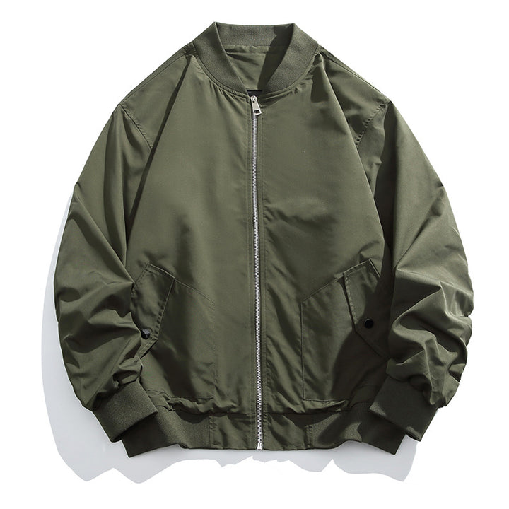 Casual bomber jacket for women with side pockets and zipper Lune London