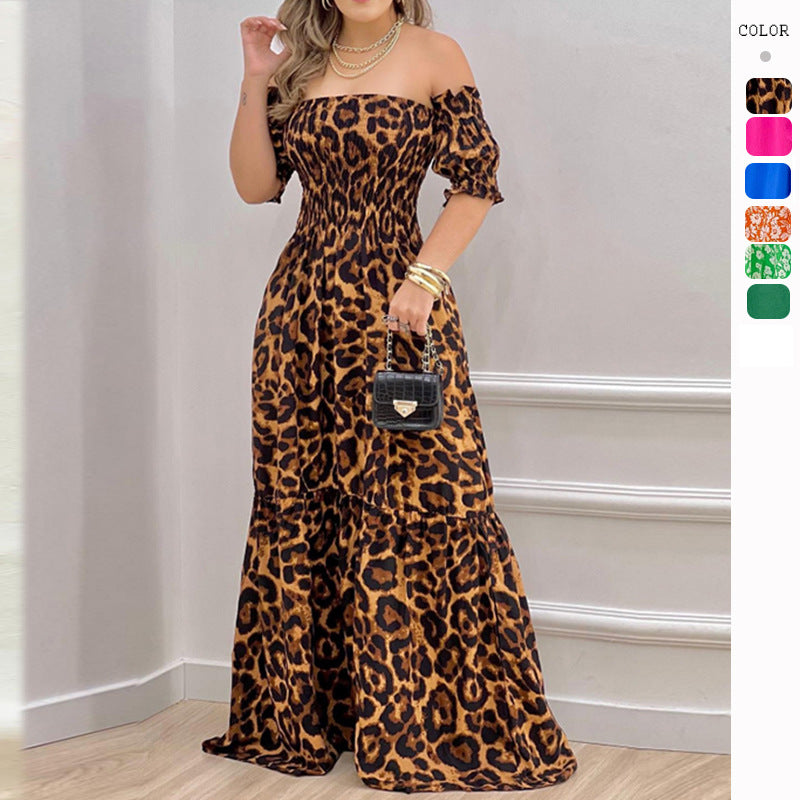 Chic & Stylish Off-Shoulder Design Maxi Dress for Women with Breezy Ruffles