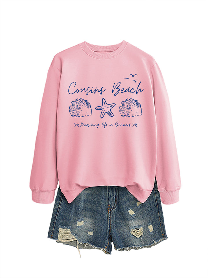 Sweat-shirt femme avec motif maritime et coupe confortable Chic & Stil