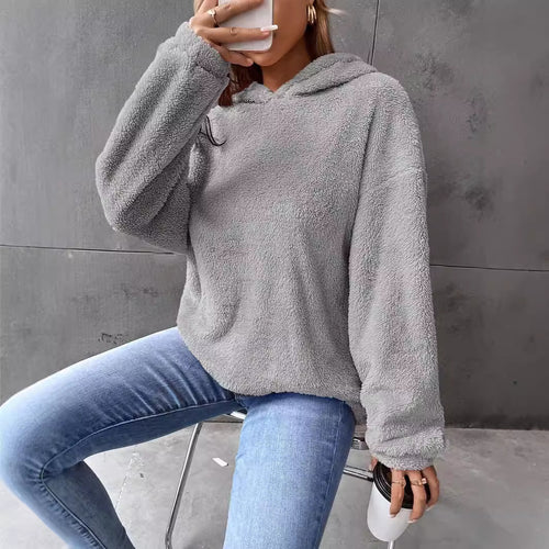 Women's Fleece Hooded Sweatshirt Lune London