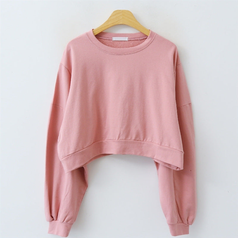 Pull court pour femmes avec manches ballon Chic & Stil