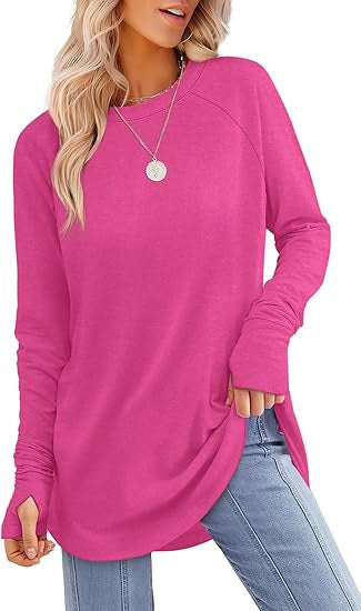 Women's casual long sleeve t-shirt with modern cut Lune London