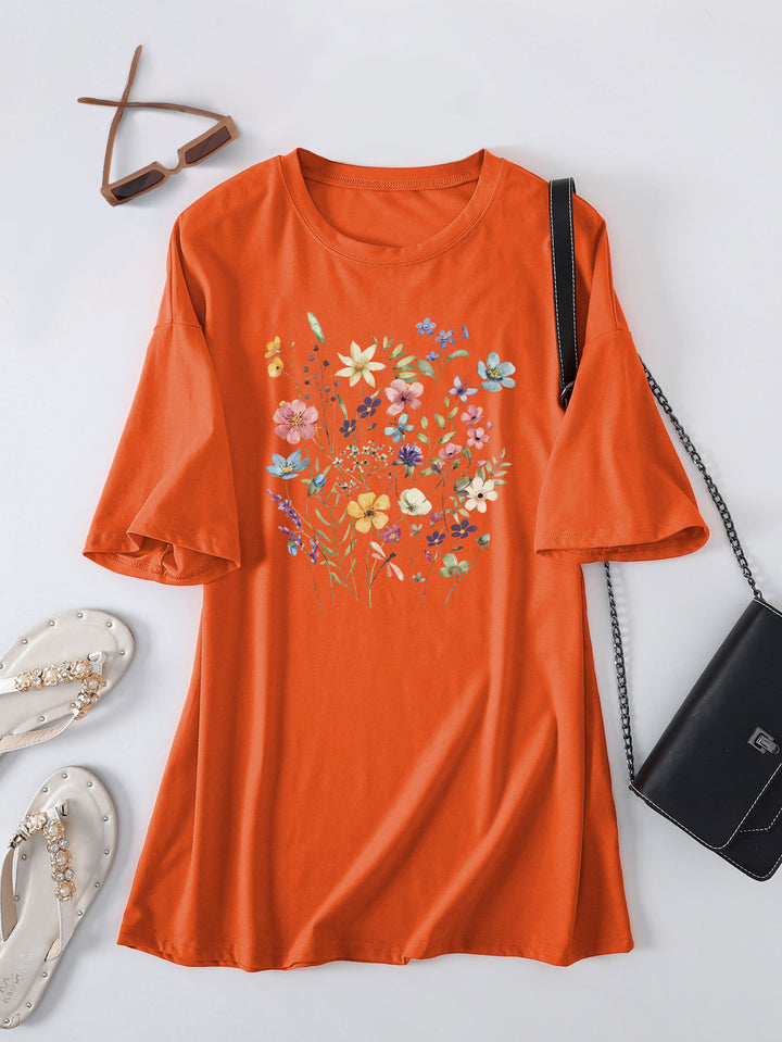 Chemisier d'été décontracté pour femmes avec imprimé floral Chic & Stil