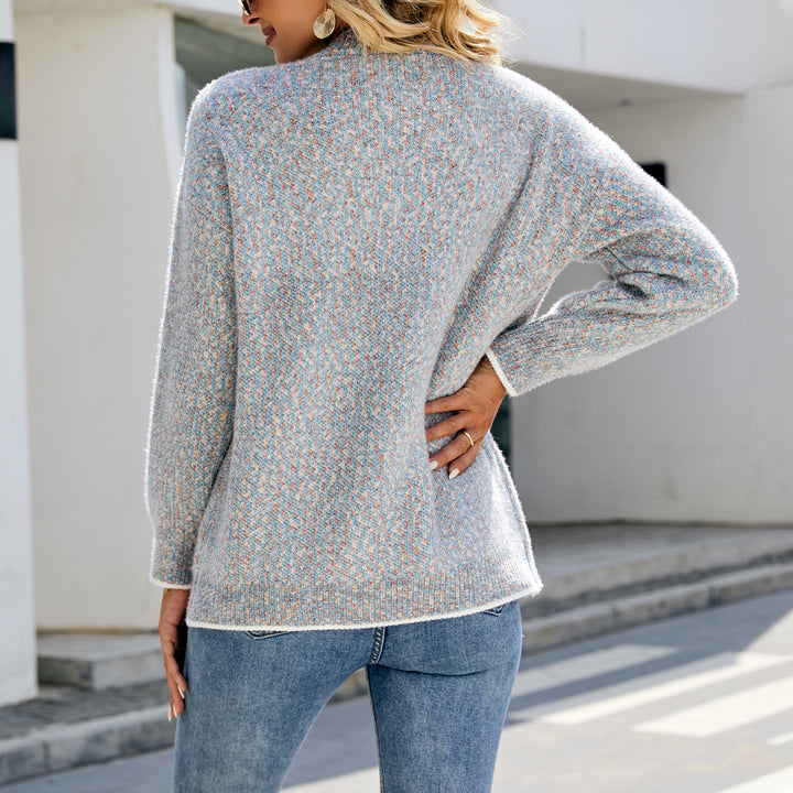 Comfortable knitted cardigan for women with large applied pockets and Lune London buttons