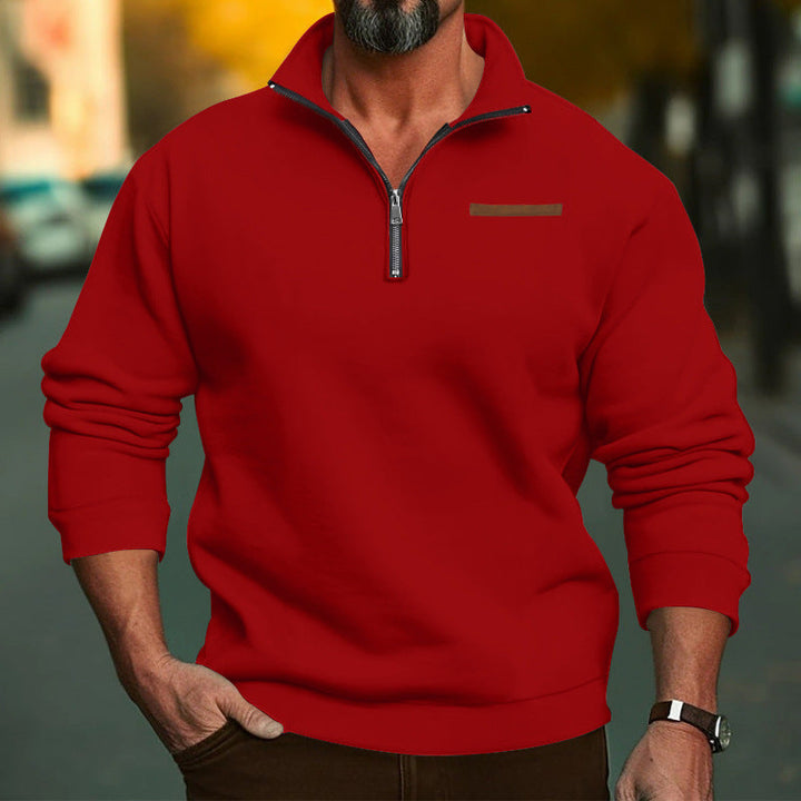 Men's Fleece Sweatshirt with Zipper Lune London