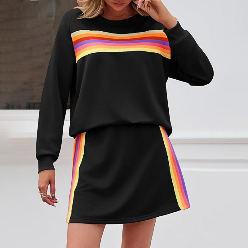 Lune London Women's Sport Sweatshirt and Skirt Set