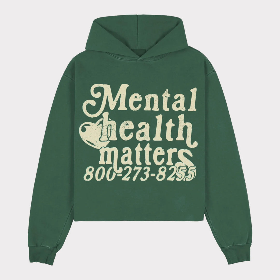 Women's hoodie with statement print Chic & Stil