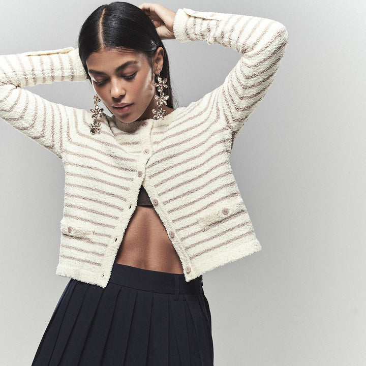 Ladies cardigan with elegant button details and a relaxed fit Lune London