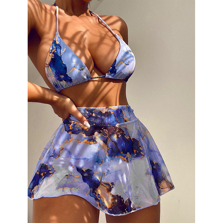 Lune London women's bikini and skirt set