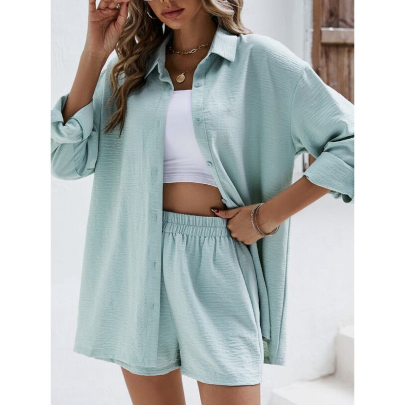 Lune London casual top and shorts set for women