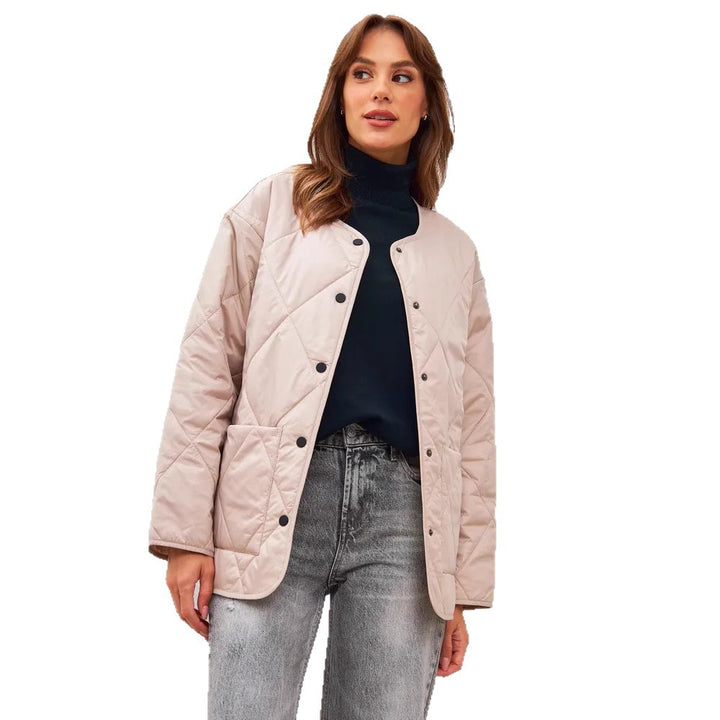 Quilted leisure jacket for women with high collar and trendy fit Lune London