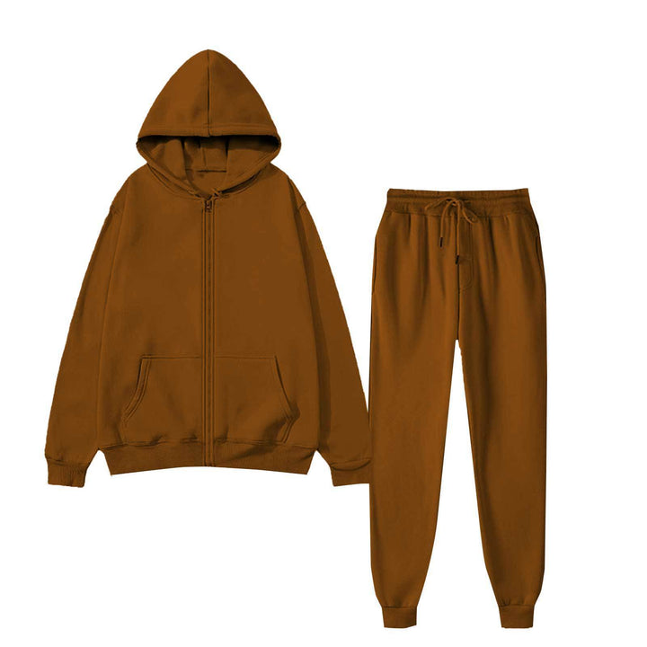 Ensemble de hoodie pour femmes avec une coupe confortable et fermeture éclair Chic & Stil