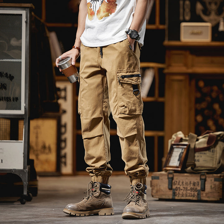 Pantalon cargo multifonctionnel pour hommes Lune London