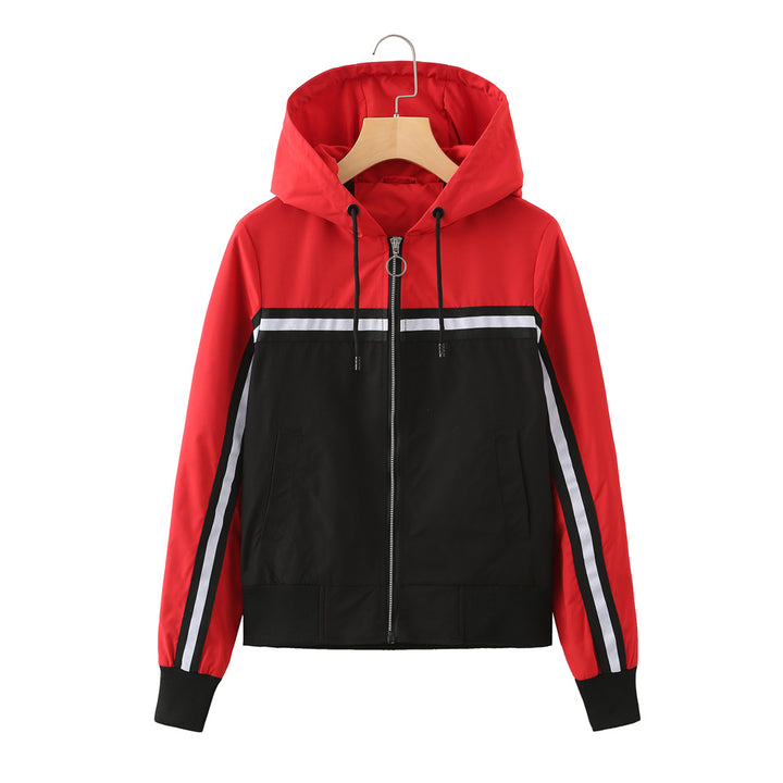 Women's sports jacket with modern stripe elements Lune London
