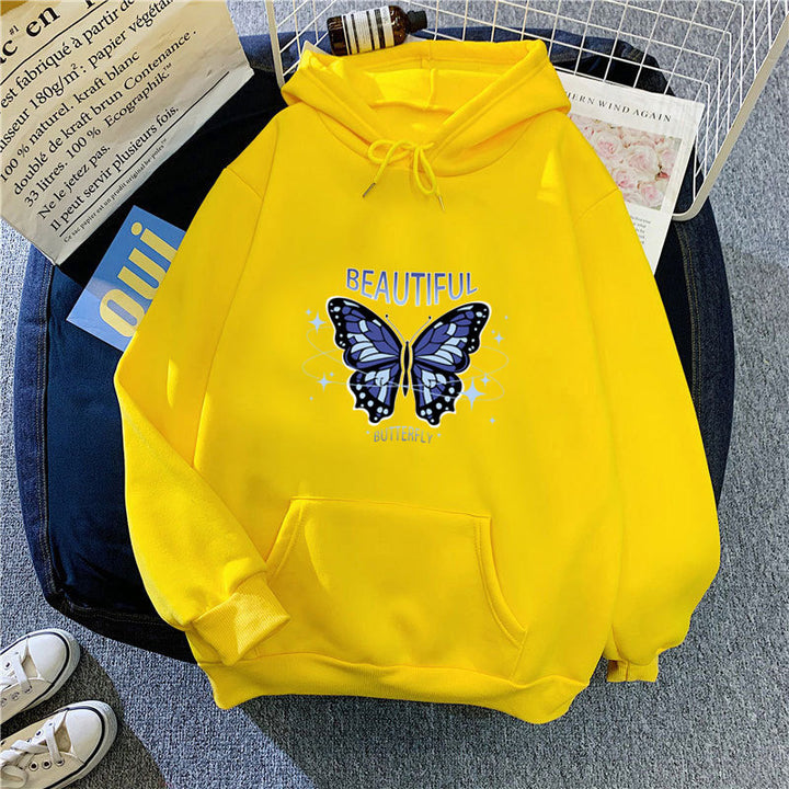 Women's hoodie with creative butterfly design Chic & Style