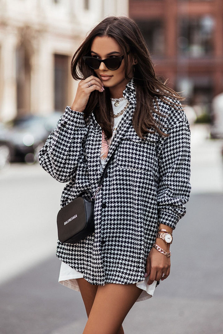 Plaid overshirt for women Lune London