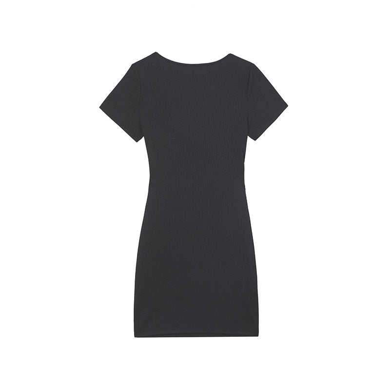 Chic Knot Mini Dress Women
