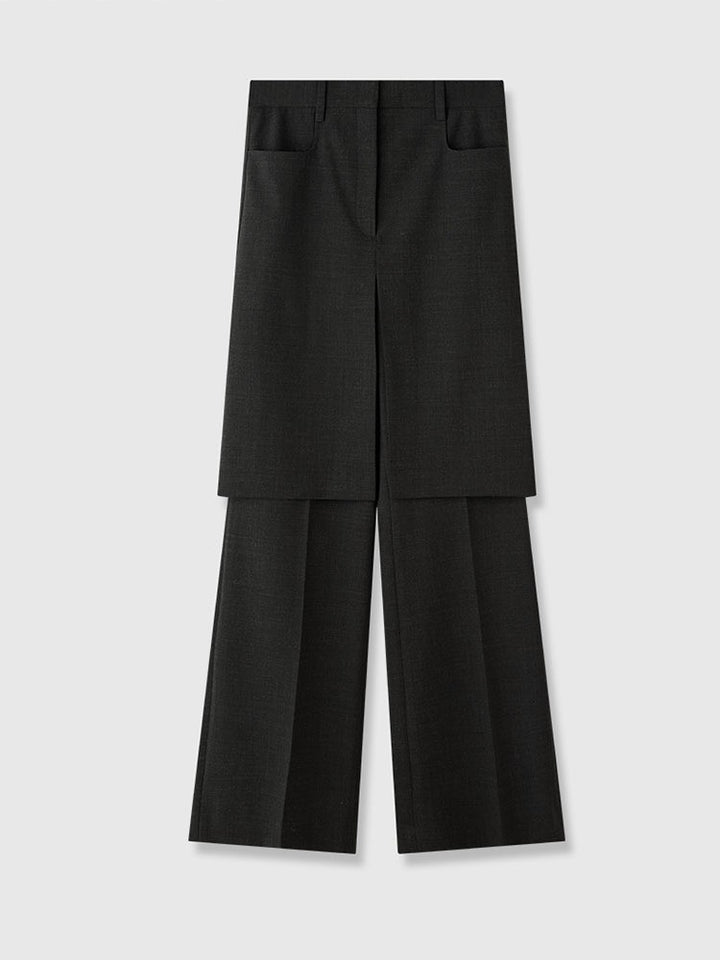 Pantalons de costume larges élégants pour femmes avec design innovant Chic & Stil