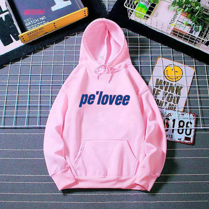 Women's hoodie with modern lettering Chic & Stil 1772612762